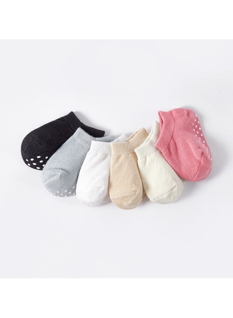 Children's Floor Socks Baby Non-Slip Socks 6 Pairs