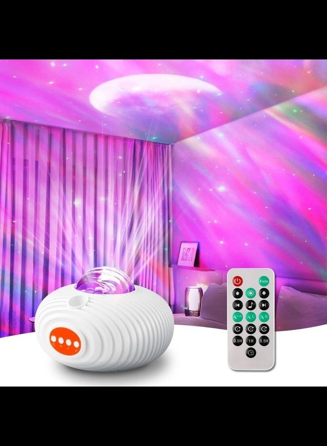 UFO Projection Lamp Aurora Star Sky Projector USB Powered Bedroom Ambient Light Projector