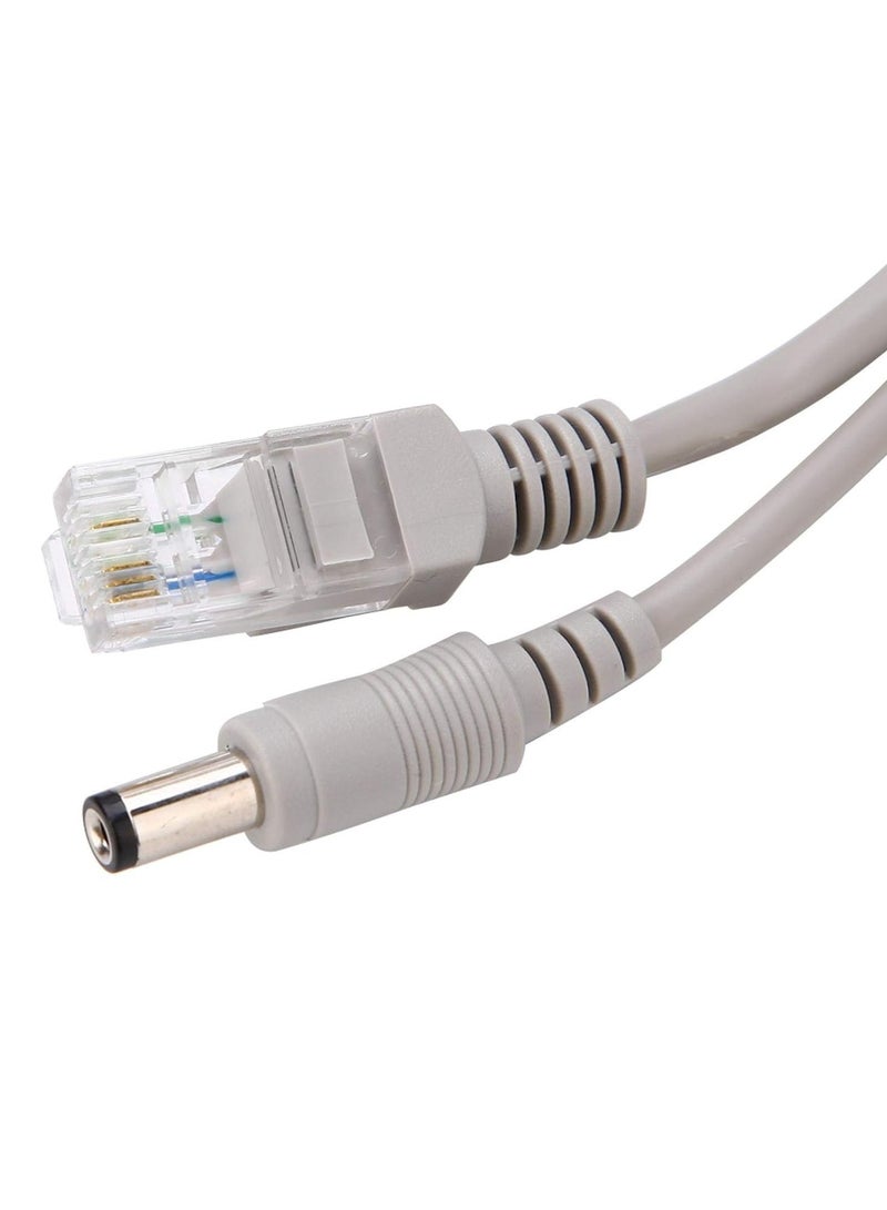 Cat 5 Cable 5M/10M/15M/20M Power 2.1X5.5Mm Power Male for Nvr System IP Cameras Professional Use 10Mbps 100Mbps Network