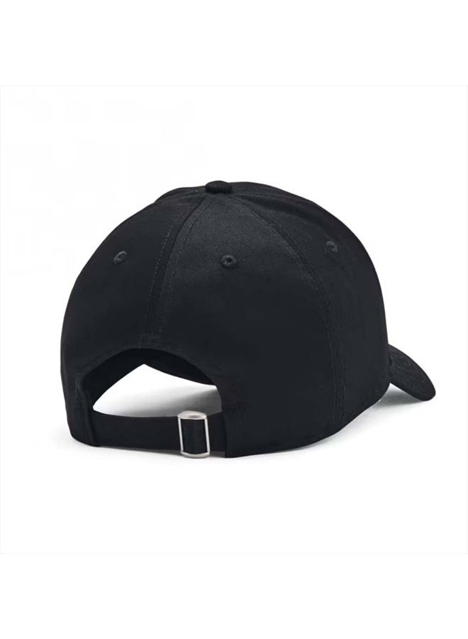 Men's Branded Lockup Adjustable Hat, (001) Black / / White, One Size Fits Most