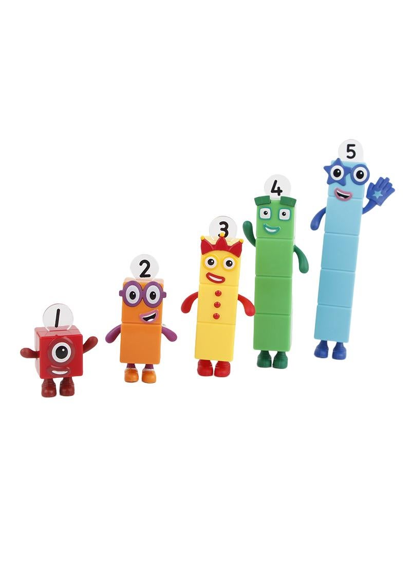 5 Pcs Numberblocks Model Toy Set Ideas Toys Best Gift For Boys And Girls