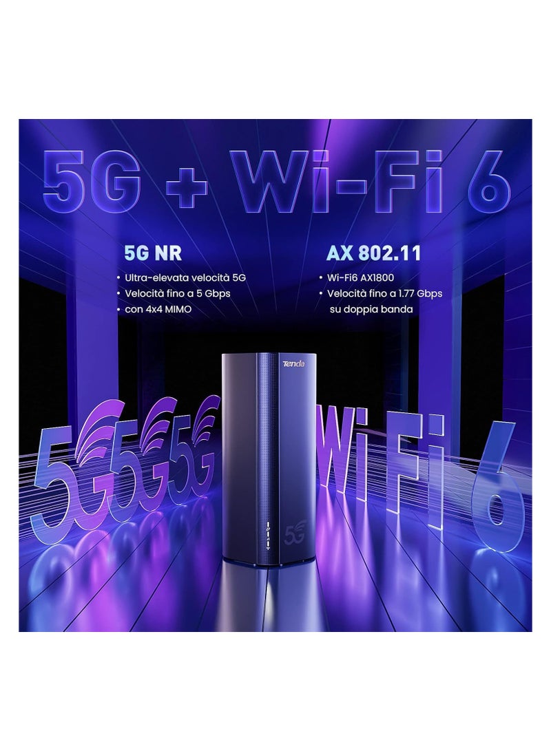 Tenda 5G03 AX1800 Wi-Fi 6 5G NR Router