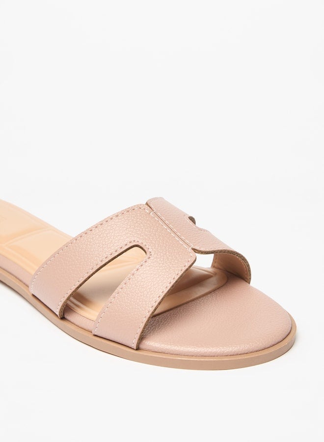 Women's Textured Slip-On Sandals