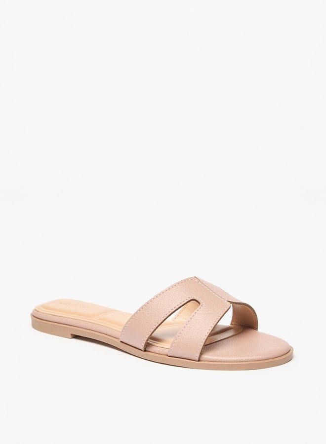 Women's Textured Slip-On Sandals