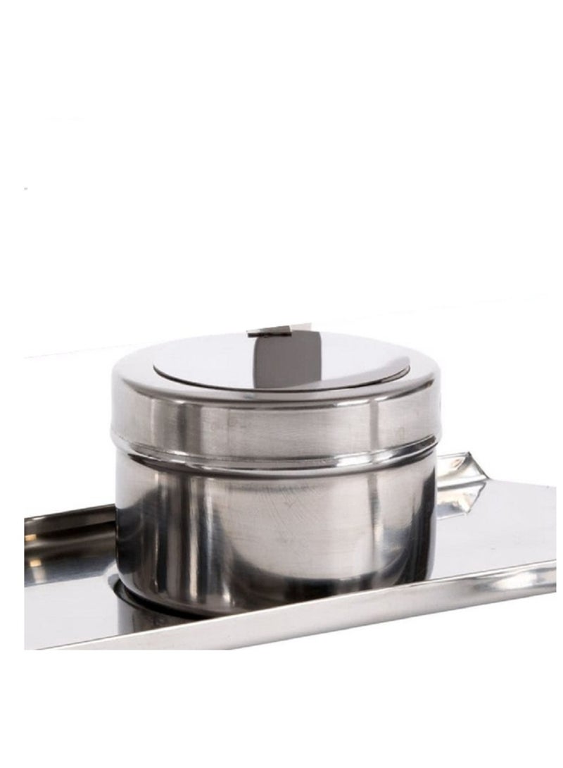 Roll-Top Chafing Dish Silver 6 Ltr