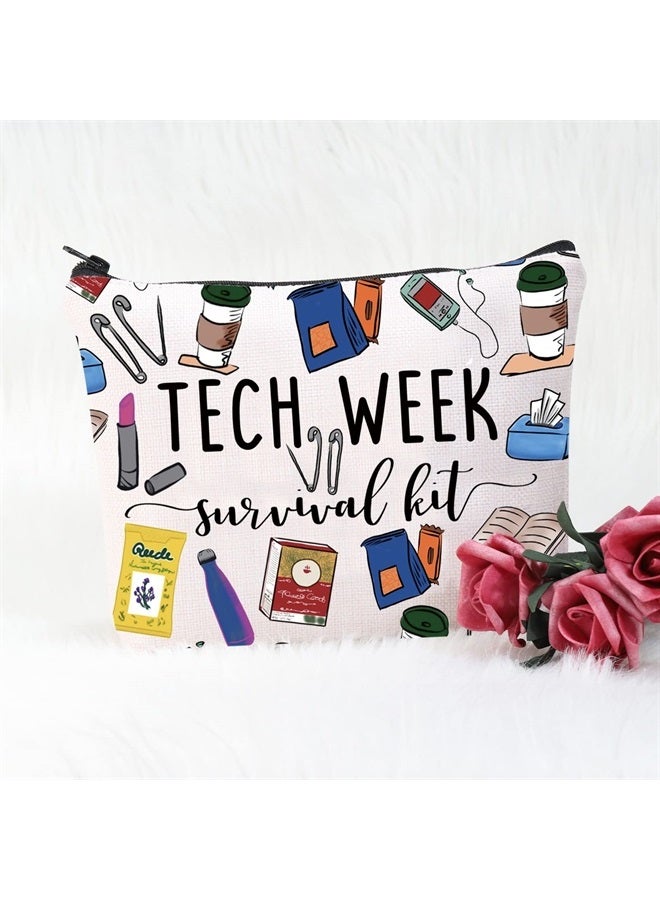 Theatre Tech Week Gift Tech Week Survival kit Travel Makeup Cosmetic Bags Theatre Lover Gift (Tech Week Cosmetic Bag)