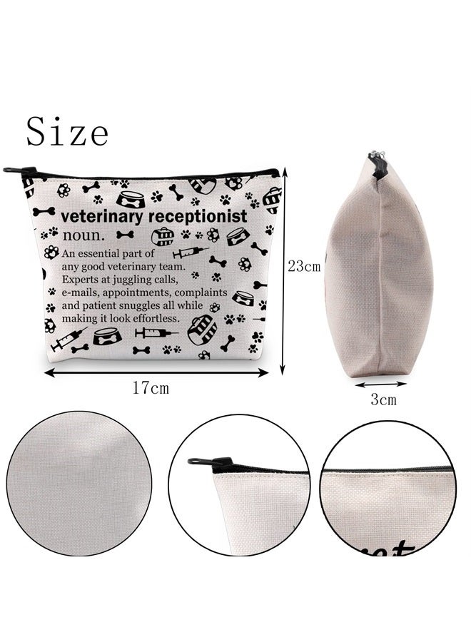 Veterinary Gift Vet Receptionist Definition Cosmetic Bag Vet Clinic Gift (veterinary receptionist Cosmetic Bag)