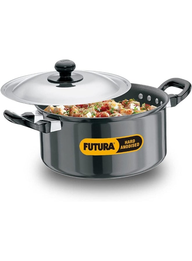 Futura L33 Hard Anodised Cook and Serve Stewpot 2.25-Liter