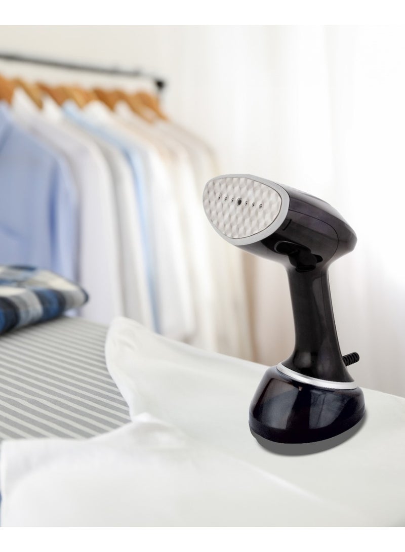 Handheld Garment Steamer with Extreme Steam and Travel Friendly / Lightweight and Easy Ironing /  No-Leak Steam Technology - Black