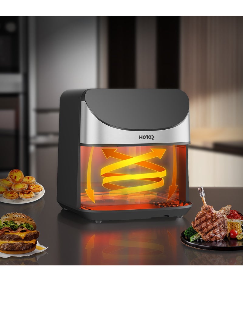 8L Air Fryer With Smart LCD Touch That Crisps Roasts Reheats And Dehydrates For Quick Easy Meals