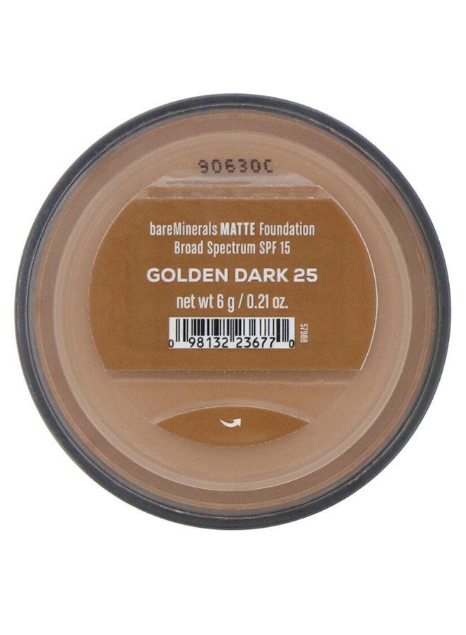 Matte Powder Foundation 25 Golden Dark
