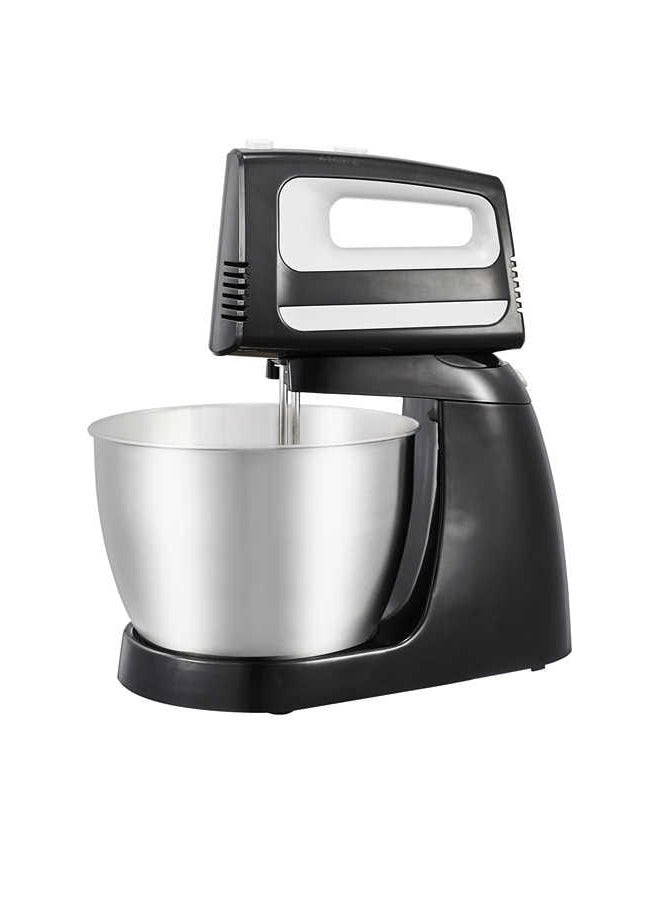 Stand Mixer with 3.5L Bowl, 6-Speed Electric Mixer with Dough Hook, Whisk & Flat Beater, Perfect for Baking, Mixing, and Kneading