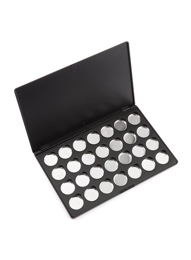 Empty Magnetic Eyeshadow Makeup Palette with 28Pcs 26mm Round Metal Pans