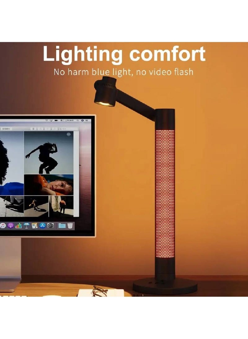 Long Arm Dimmable Smart Desk Lamp - Modern LED Boutique Decorative Lamp with APP & Music Rhythm Control