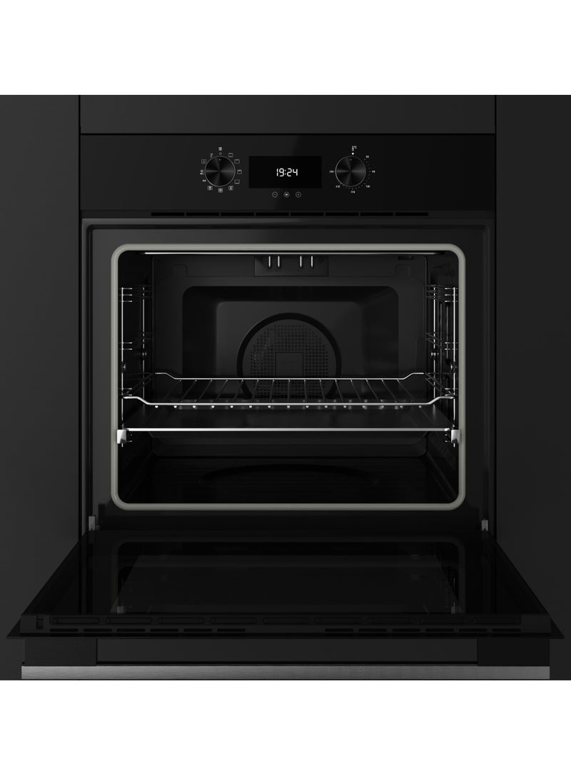 Built-in Multifunction Electric Oven 9 Cooking Functions, A+ Energy, Touch Control Display with Knobs & 5 Cooking Levels HLB 8400 FBK