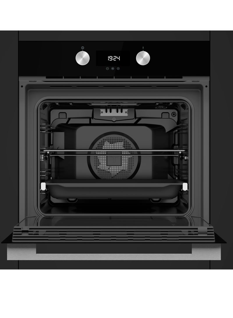 Built-in A+ Multifunction Oven With 6 Cooking Functions, HydroClean® Cleaning System, Touch Control Programmer,71 Litres Capacity in Frameless Design HLB 8300