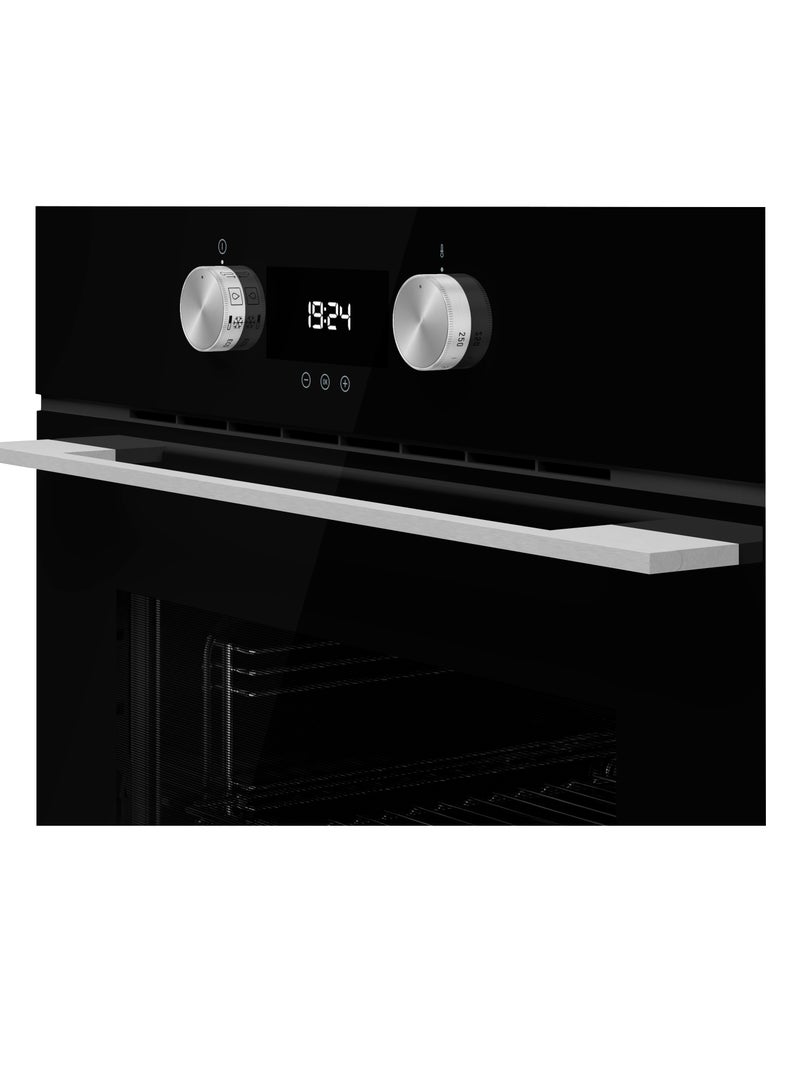 Built-in A+ Multifunction Oven With 6 Cooking Functions, HydroClean® Cleaning System, Touch Control Programmer,71 Litres Capacity in Frameless Design HLB 8300