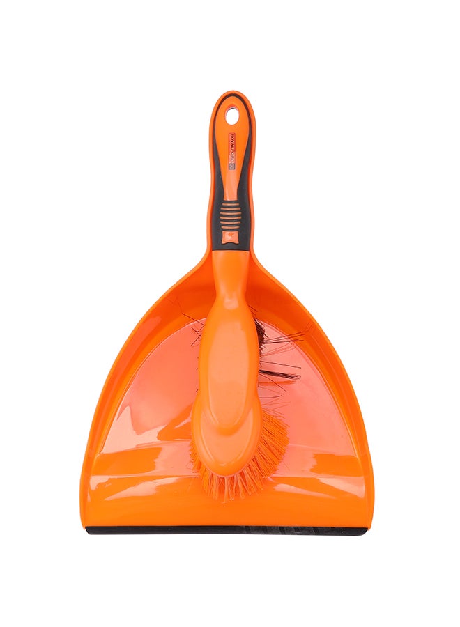 Dust Pan & Brush Premium Quality Cleaning Accessories Elegant Design Gripped Handle Convenient To Use 36X23X11Cm Multicolor Assorted Color