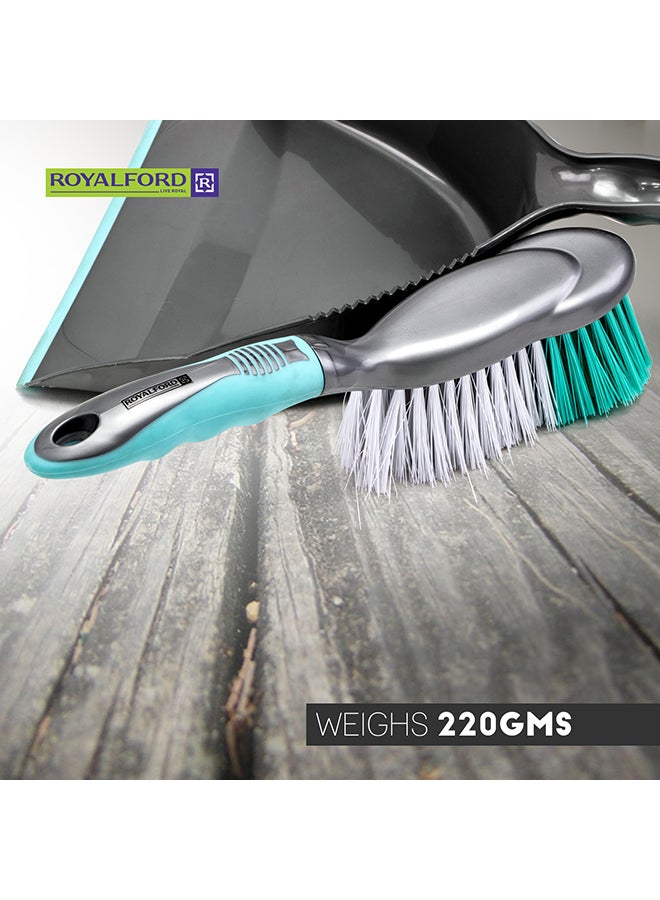 Dust Pan & Brush Premium Quality Cleaning Accessories Elegant Design Gripped Handle Convenient To Use 36X23X11Cm Multicolor Assorted Color