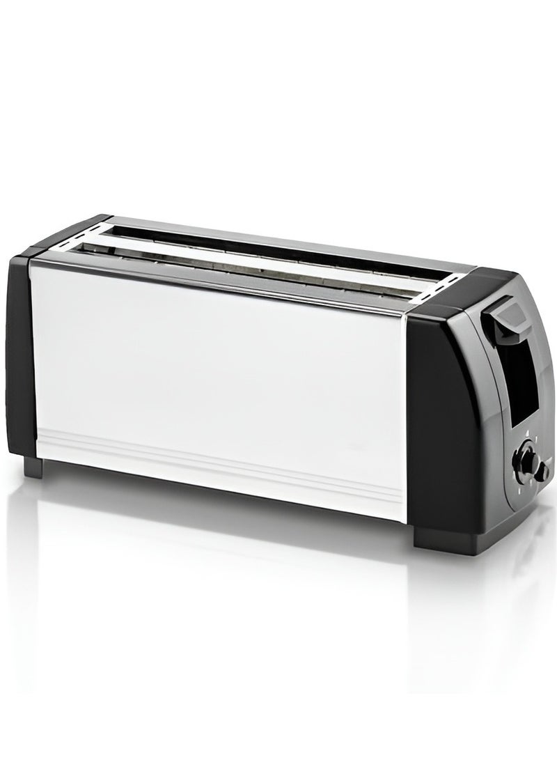 4 Slice Bread Toaster with Extra Wide Slots Stainless Steel Toaster with Dual Independent Controls, Adjustable Browning Settings & High-Lift Lever | Perfect for Toast, Bagels, and Waffles