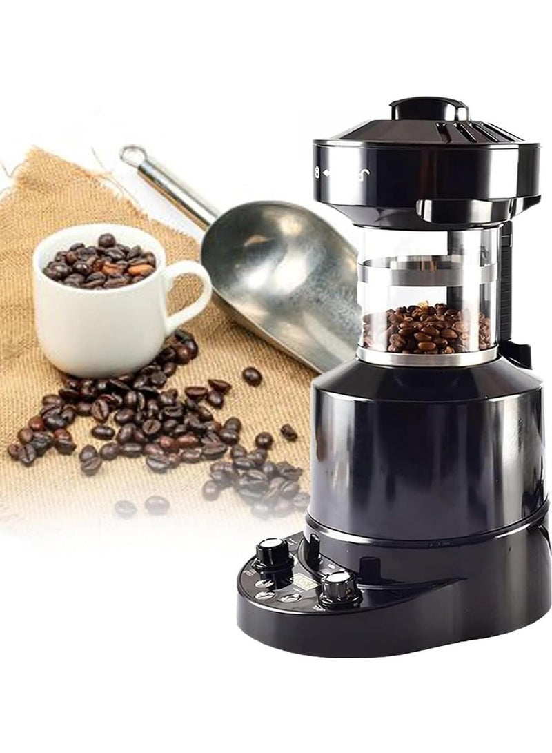 Coffee Roaster Machine, 2100W Home Coffee Bean Roaster Machine, Cold/Hot Air Adjustment, Small Automatic Hot Air Electric Coffee Roaster for Cafe Shop Home, Office