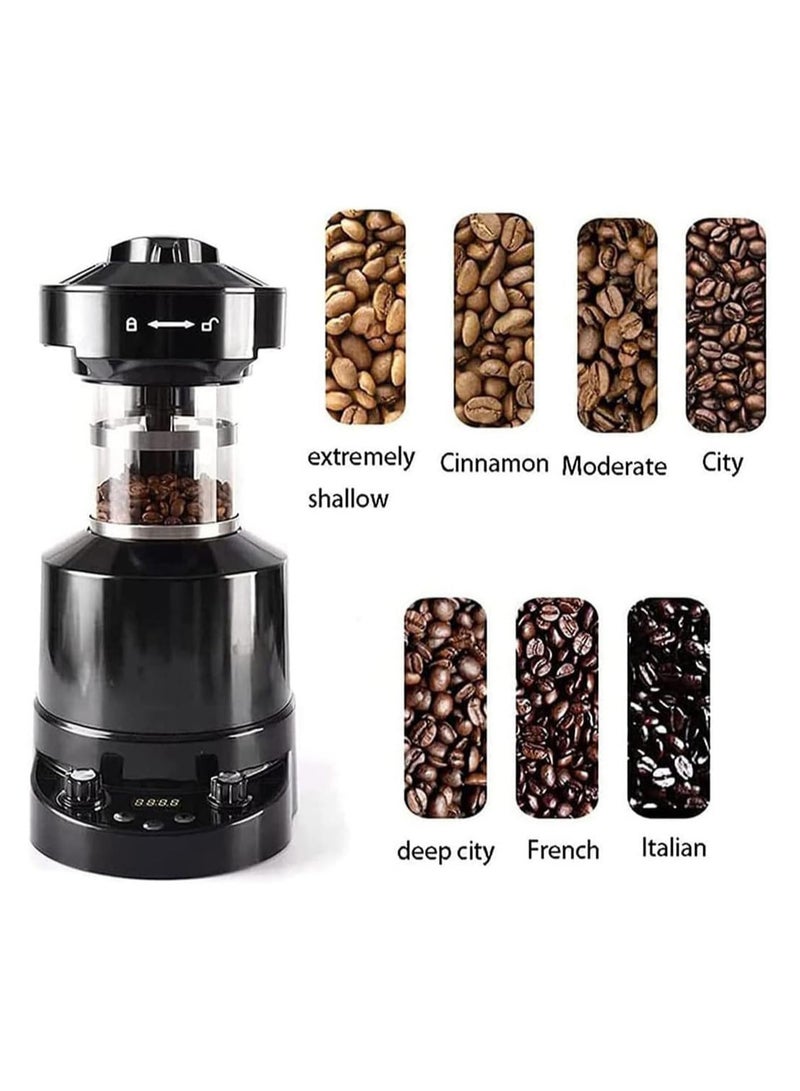 Coffee Roaster Machine, 2100W Home Coffee Bean Roaster Machine, Cold/Hot Air Adjustment, Small Automatic Hot Air Electric Coffee Roaster for Cafe Shop Home, Office