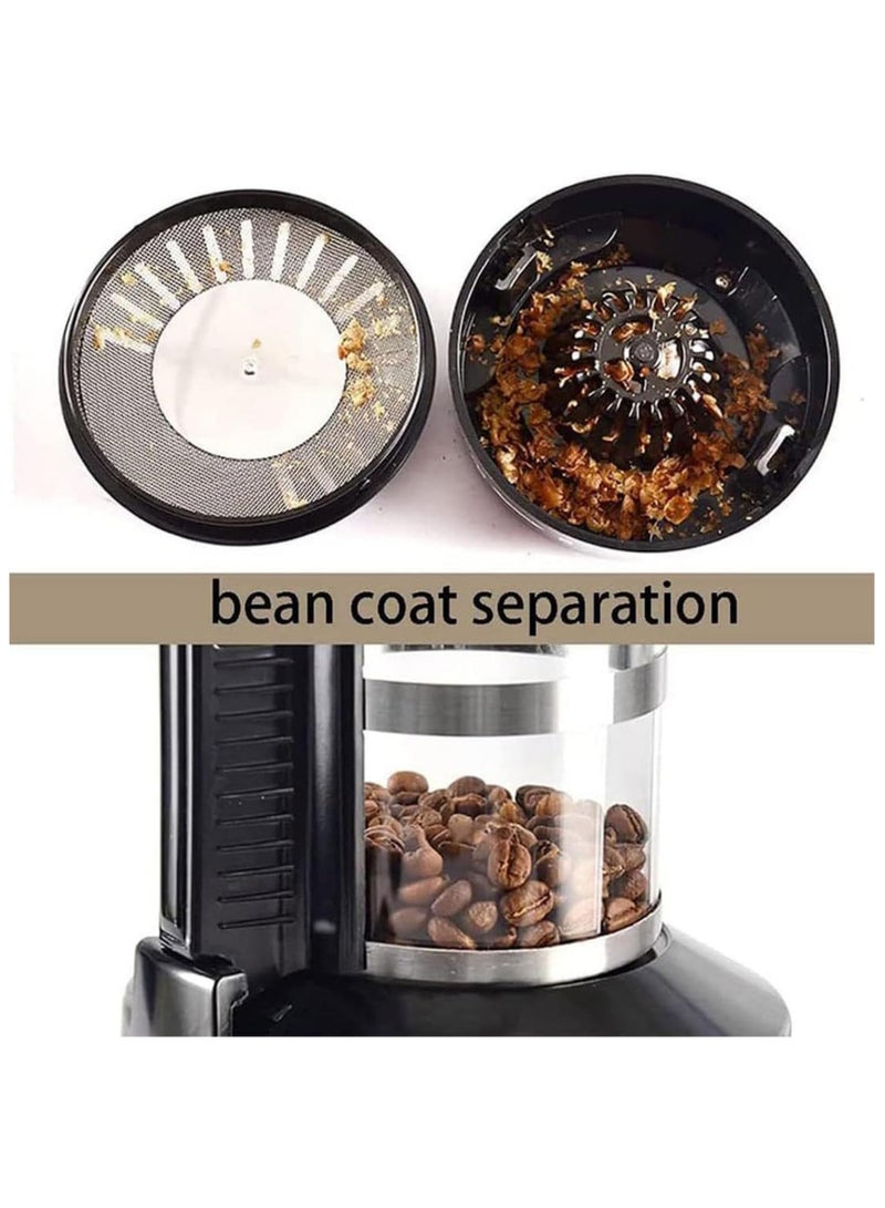 Coffee Roaster Machine, 2100W Home Coffee Bean Roaster Machine, Cold/Hot Air Adjustment, Small Automatic Hot Air Electric Coffee Roaster for Cafe Shop Home, Office