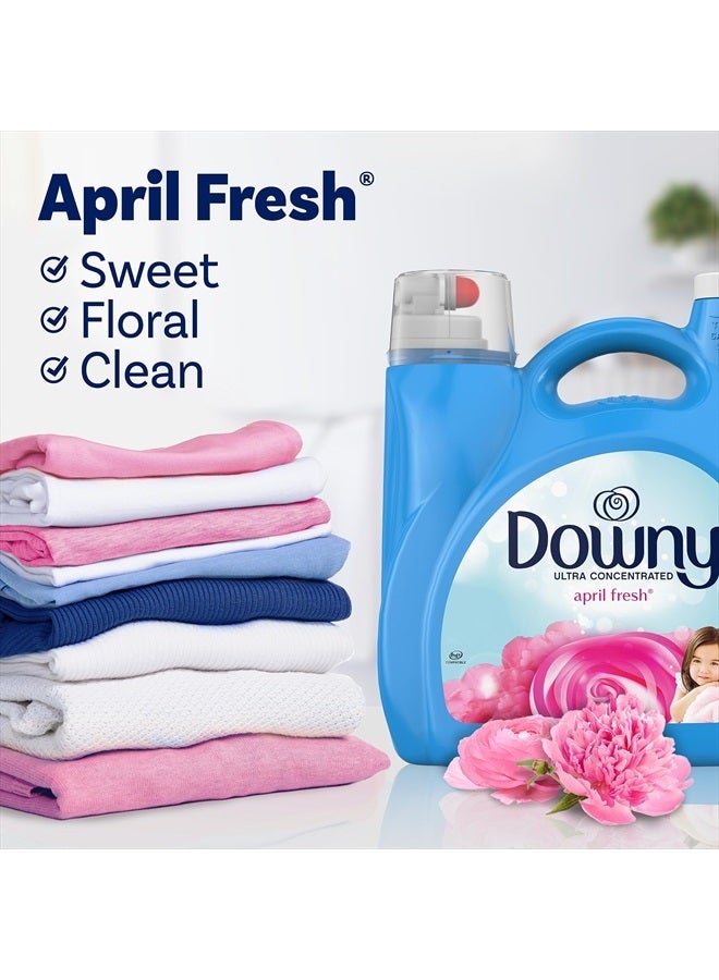 Fabric Softener Liquid, April Fresh Scent, 111 fl oz, 150 Loads