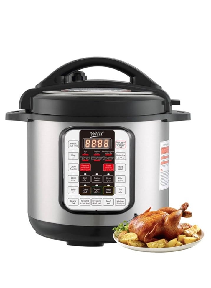 Wtrtr 6 L Electric Pressure Cooker. Instant Cooking, 6 litre (1 year Warranty)