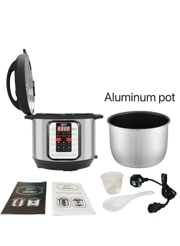 Wtrtr 6 L Electric Pressure Cooker. Instant Cooking, 6 litre (1 year Warranty)