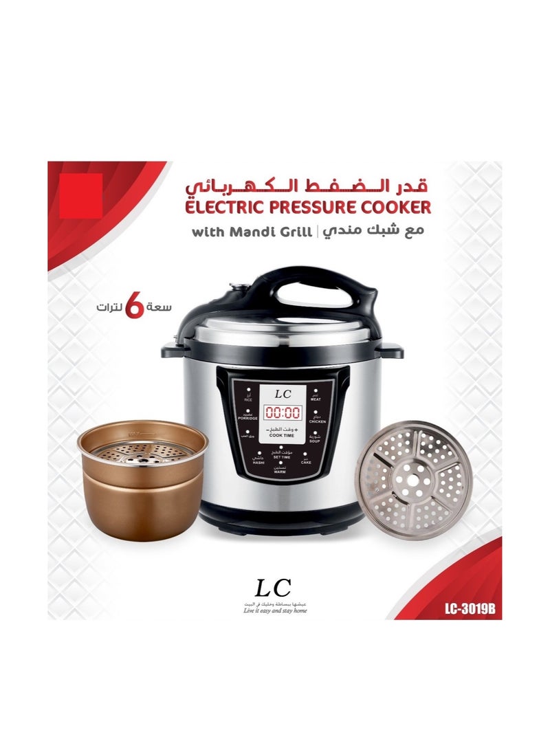 Electric Pressure Cooker 6L 1000W