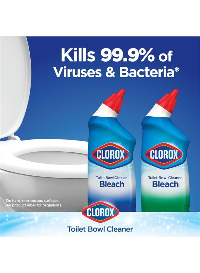 Toilet Bowl Cleaner, Rain Clean - 24 Ounces, Pack of 2 (Package May Vary)