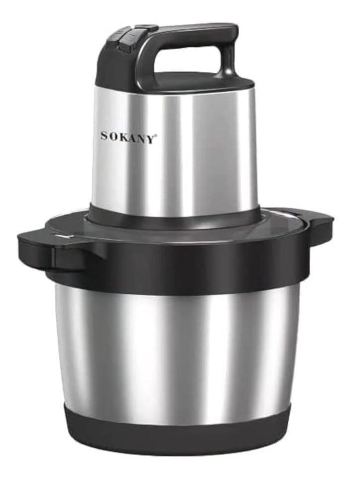 Sokany Chopper, 1500W, 6.5 Liters, Silver - SK-7033