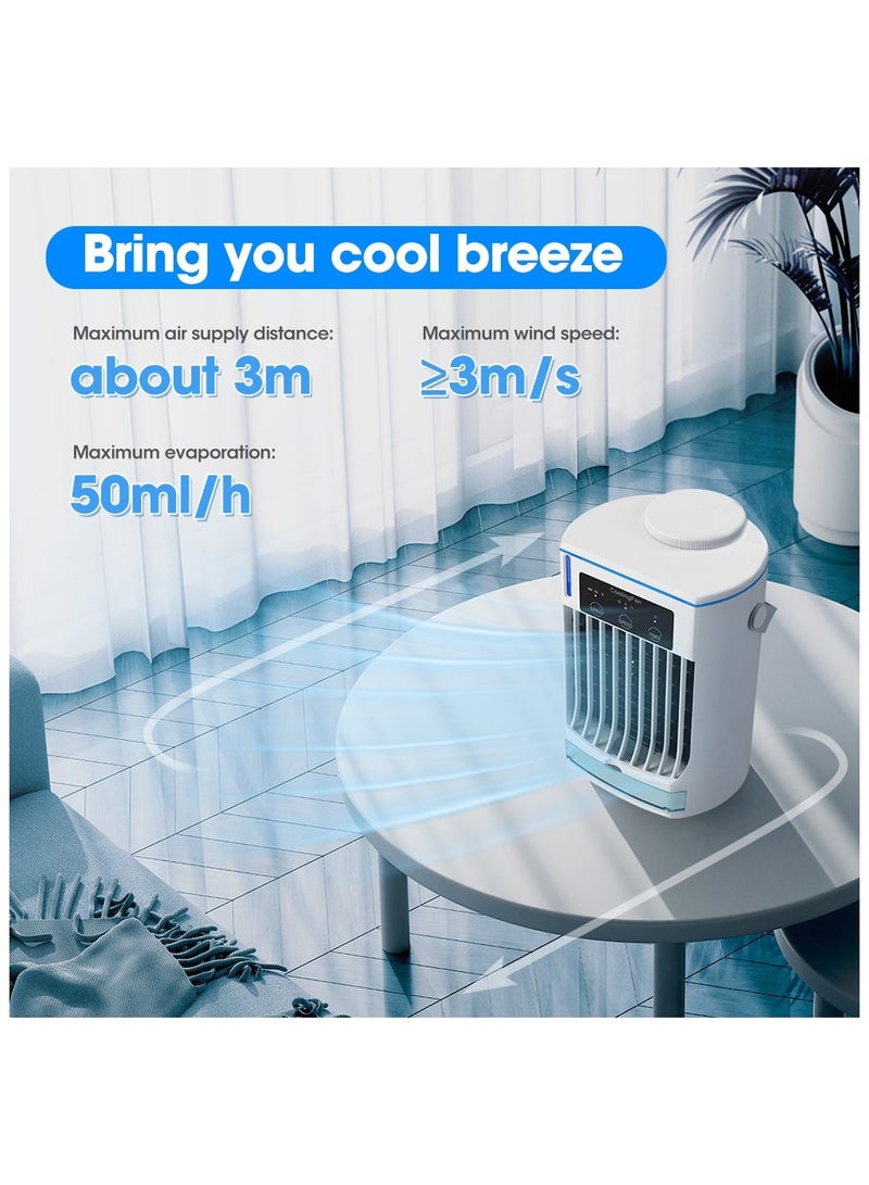 Tower Fan, 3 Speeds - Natural Air Sleepy and Normal, USB, 3D Angled Airflow, Great for Home or Office