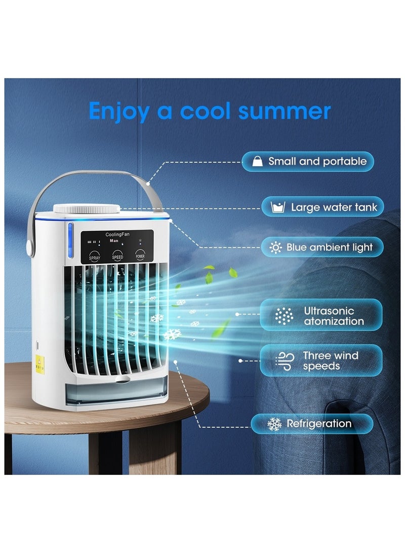 Tower Fan, 3 Speeds - Natural Air Sleepy and Normal, USB, 3D Angled Airflow, Great for Home or Office