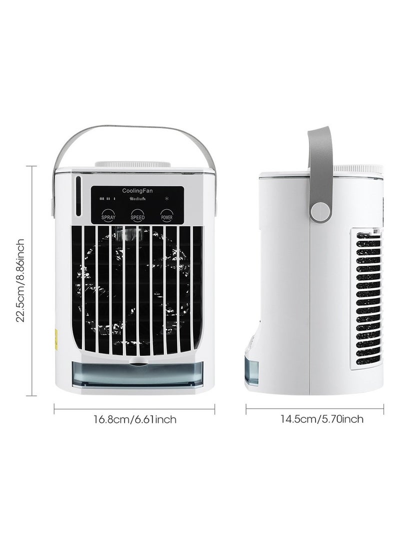 Tower Fan, 3 Speeds - Natural Air Sleepy and Normal, USB, 3D Angled Airflow, Great for Home or Office