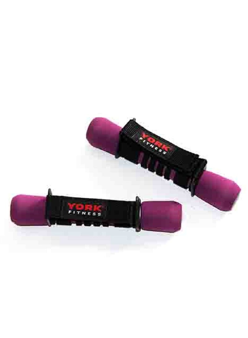 Pair Of Soft Grip Hand Weights 0.5kg