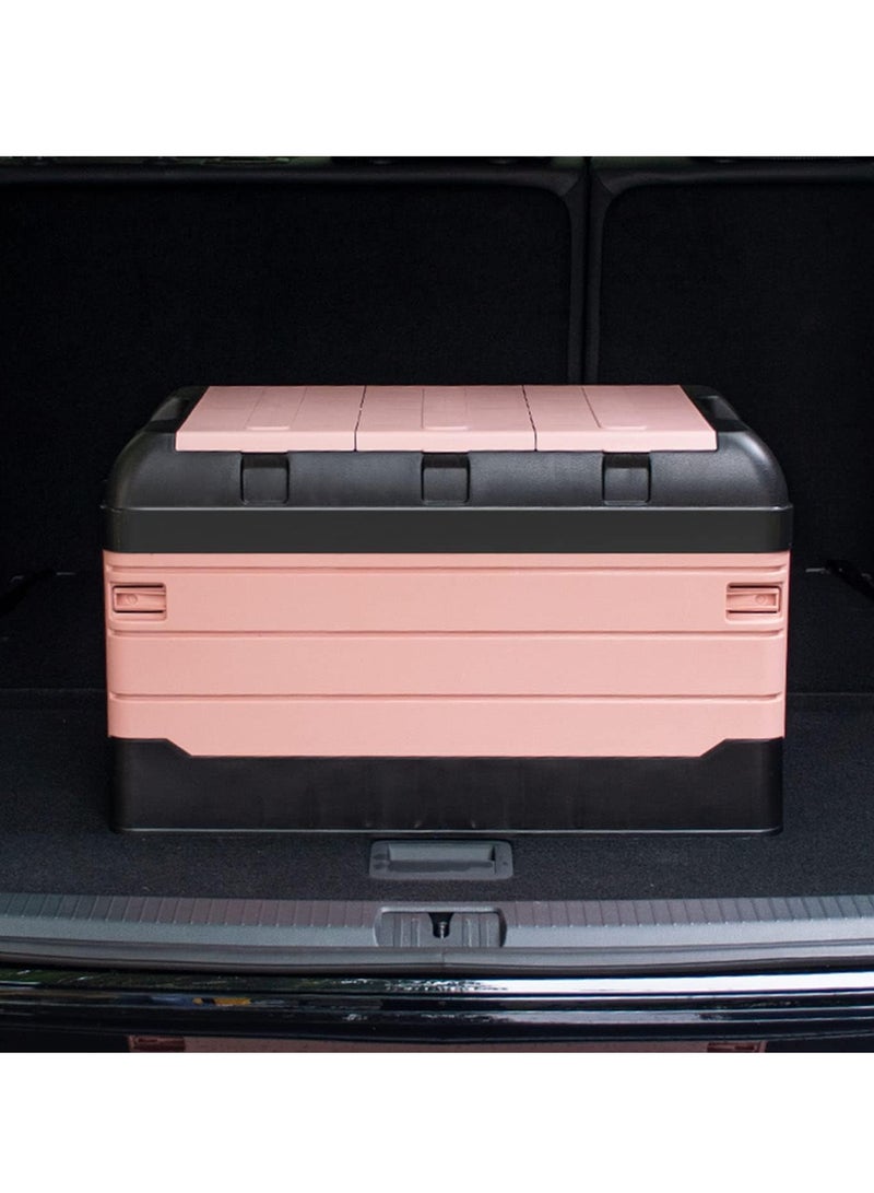 Outdoor Double-layer Camping Storage Box, Stackable Bins with Lids Small Parts Organizer, collapsible Waterproof Storage Box, container Store Crates, large Easy Storage Crate Boxes, garage Kitchen