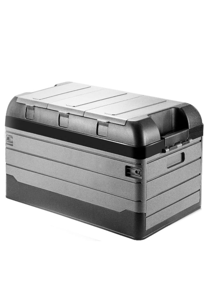 Outdoor Double-layer Camping Storage Box, Stackable Bins with Lids Small Parts Organizer, collapsible Waterproof Storage Box, container Store Crates, large Easy Storage Crate Boxes, garage Kitchen