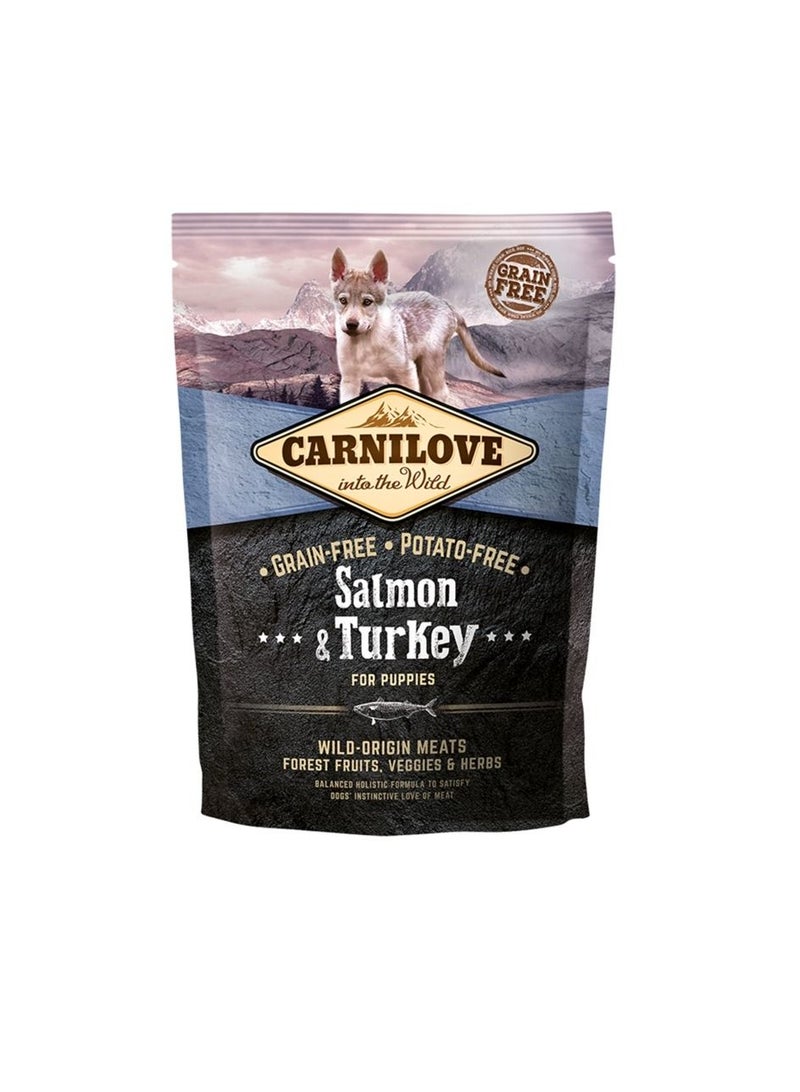 Carnilove Salmon & Turkey for Puppies (1.5kg)