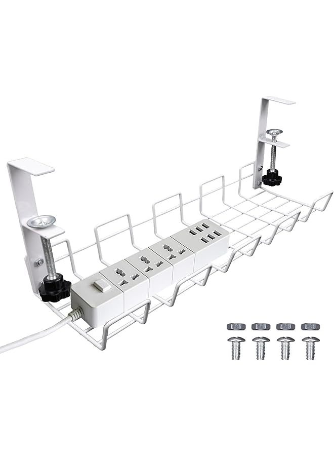 Under Desk Wire Organizer Without Hole Punching, Under Desk Wire Organizer, Under Desk Electric Management Organizer, Guardrail Under Desk Wire Organizer Dian Xian