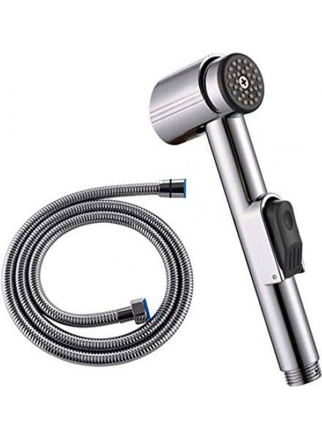 Shattaf Handshower With Hose Silver