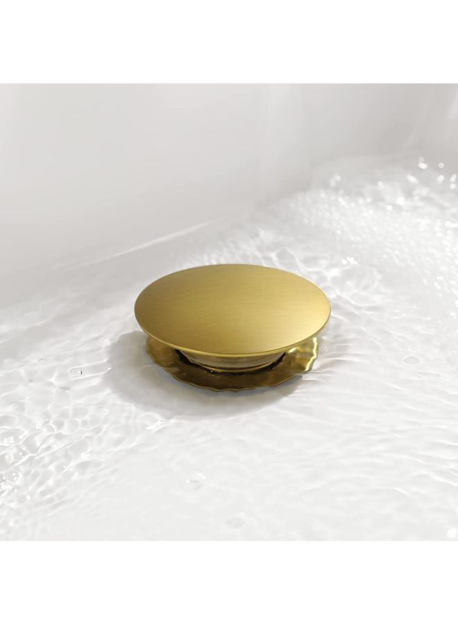 Sink Drain without Overflow Bathroom Pop-Up Drain Stopper