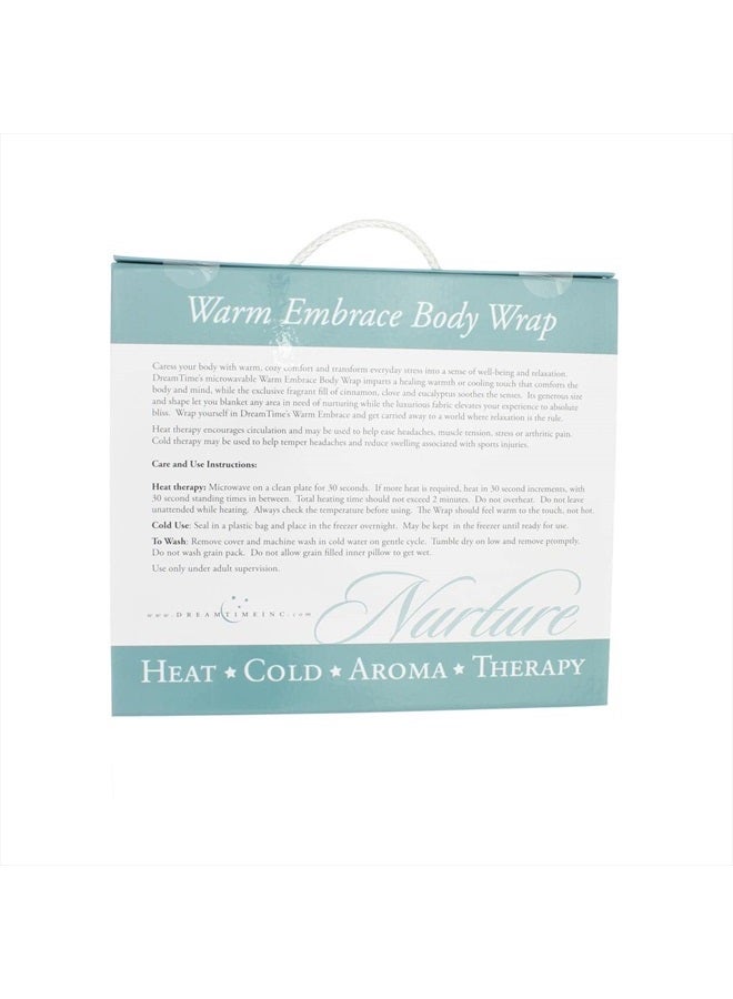 DreamTime Warm Embrace Body Wrap, Cranberry Velvet, 28 x 9 x 1