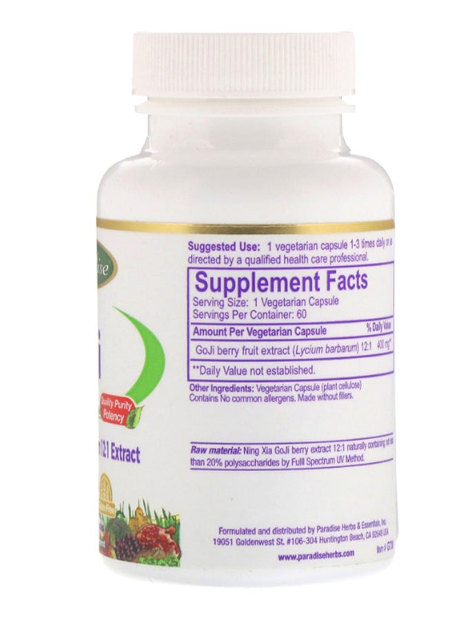 Goji - 60 Vegetarian Capsules
