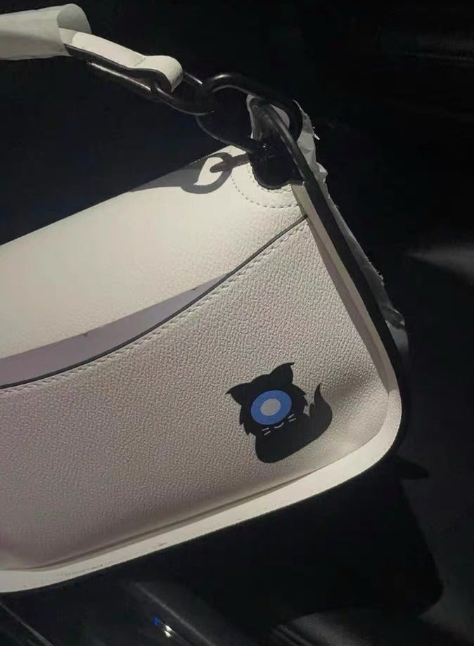 Karl Lagerfeld Paris Ecological leather bag with handle and flap