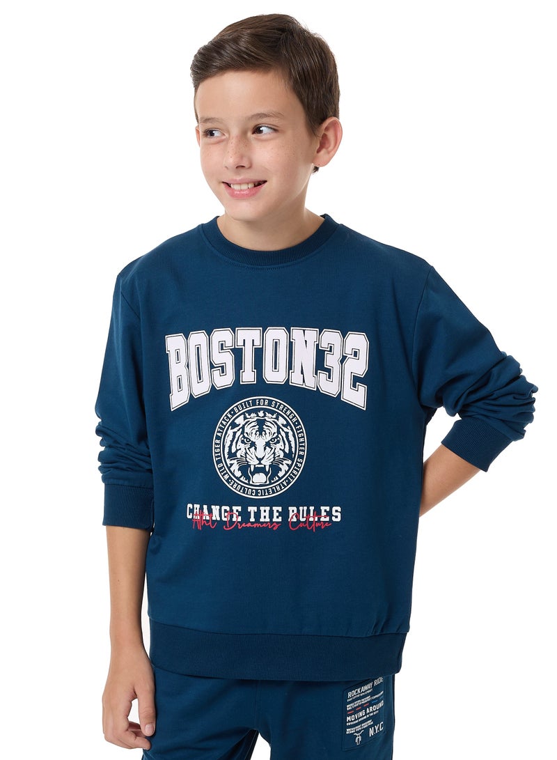 Boys' Sweatshirt  (8-14yrs) Navy