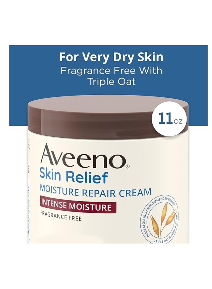 Aveeno Skin Relief Intense Moisture Repair Cream, 11 oz (311g)