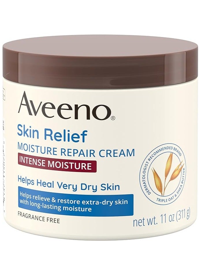 Aveeno Skin Relief Intense Moisture Repair Cream, 11 oz (311g)