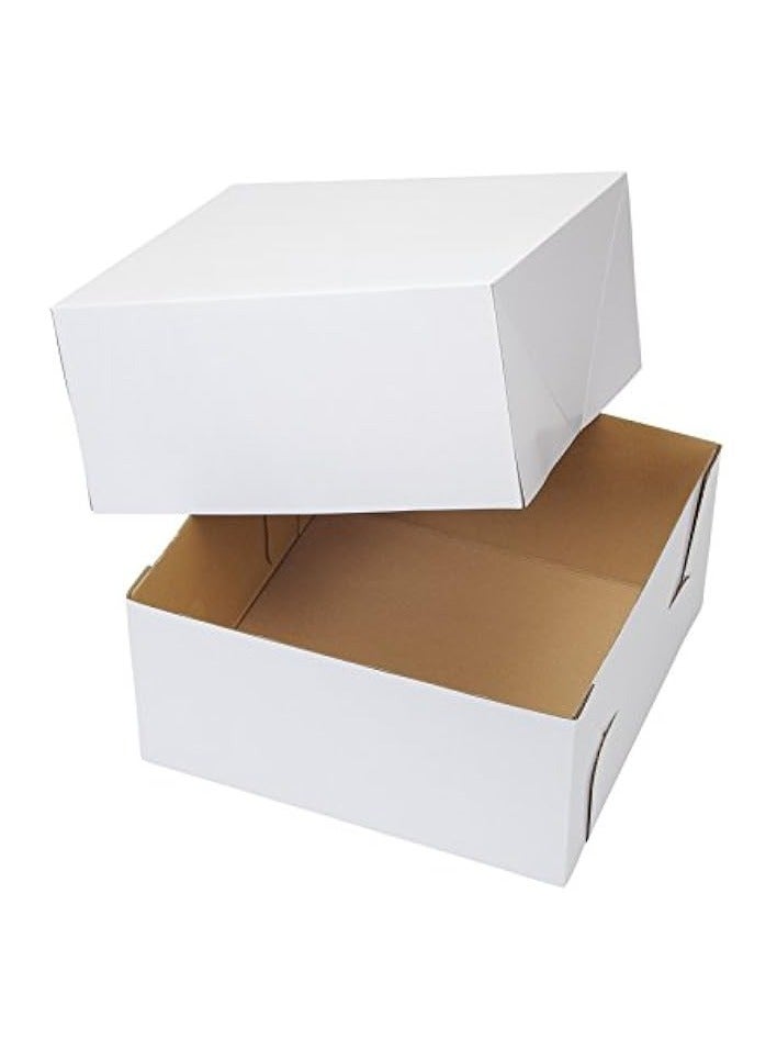 Cake Boxes 2 Pieces, White